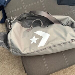 Converse Silver Duffel Bag